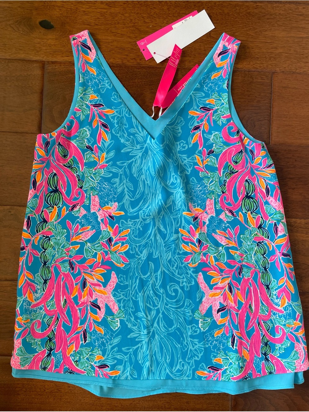 Lilly Pulitzer florin reversible top, NWT, XXS